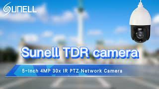Sunell 5นิ้ว30x IR PTZ กล้องเครือข่าย