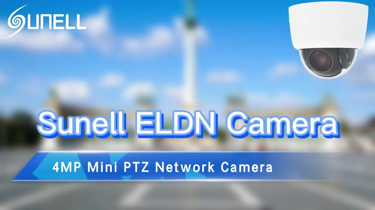 กล้องเครือข่าย sunell 4MP Mini PTZ